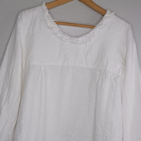 Cloth And Steel Linen Costal Grandma Lagenlook Top - Picture 5 of 12